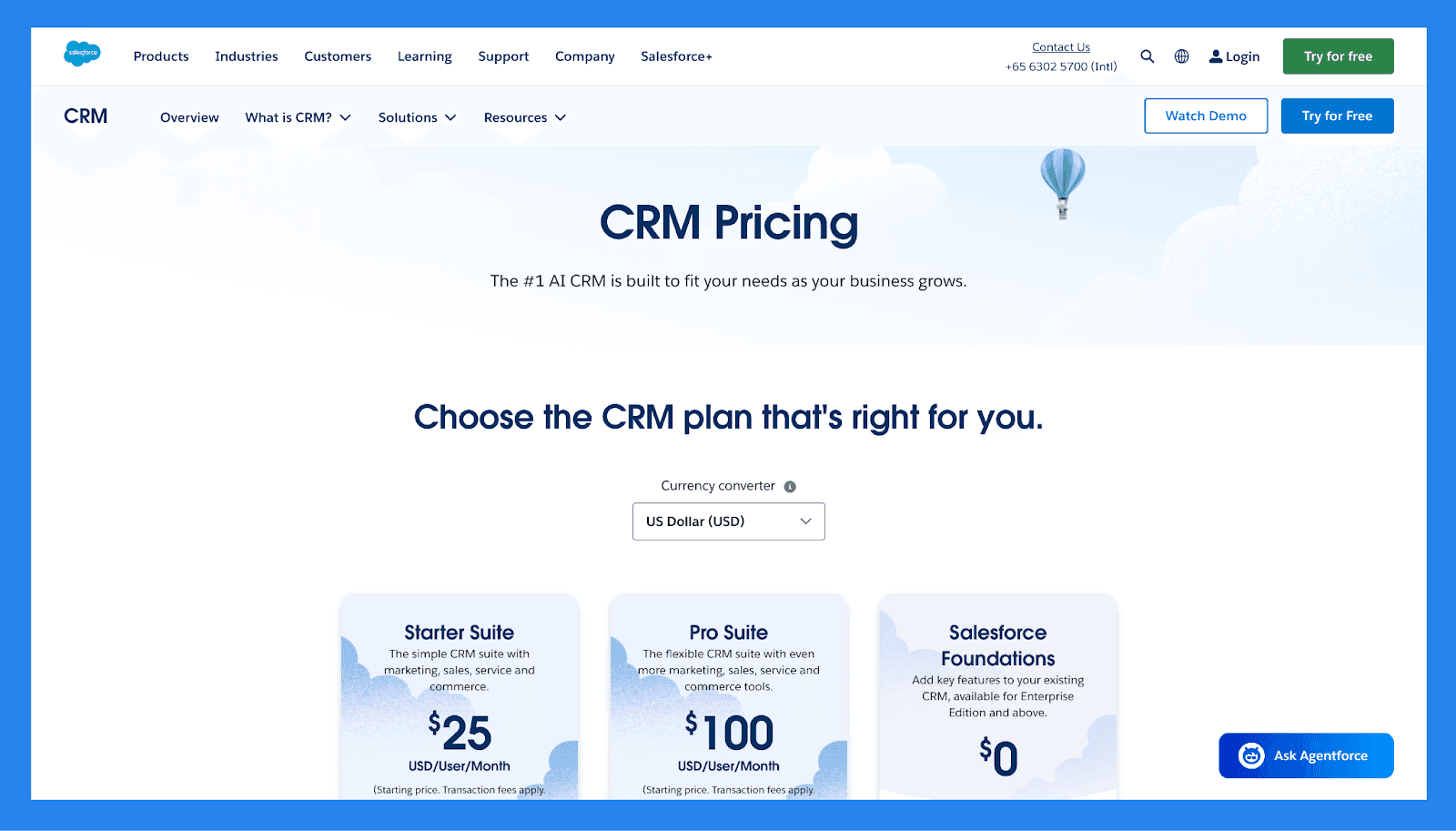 Salesforce Pricing Plans