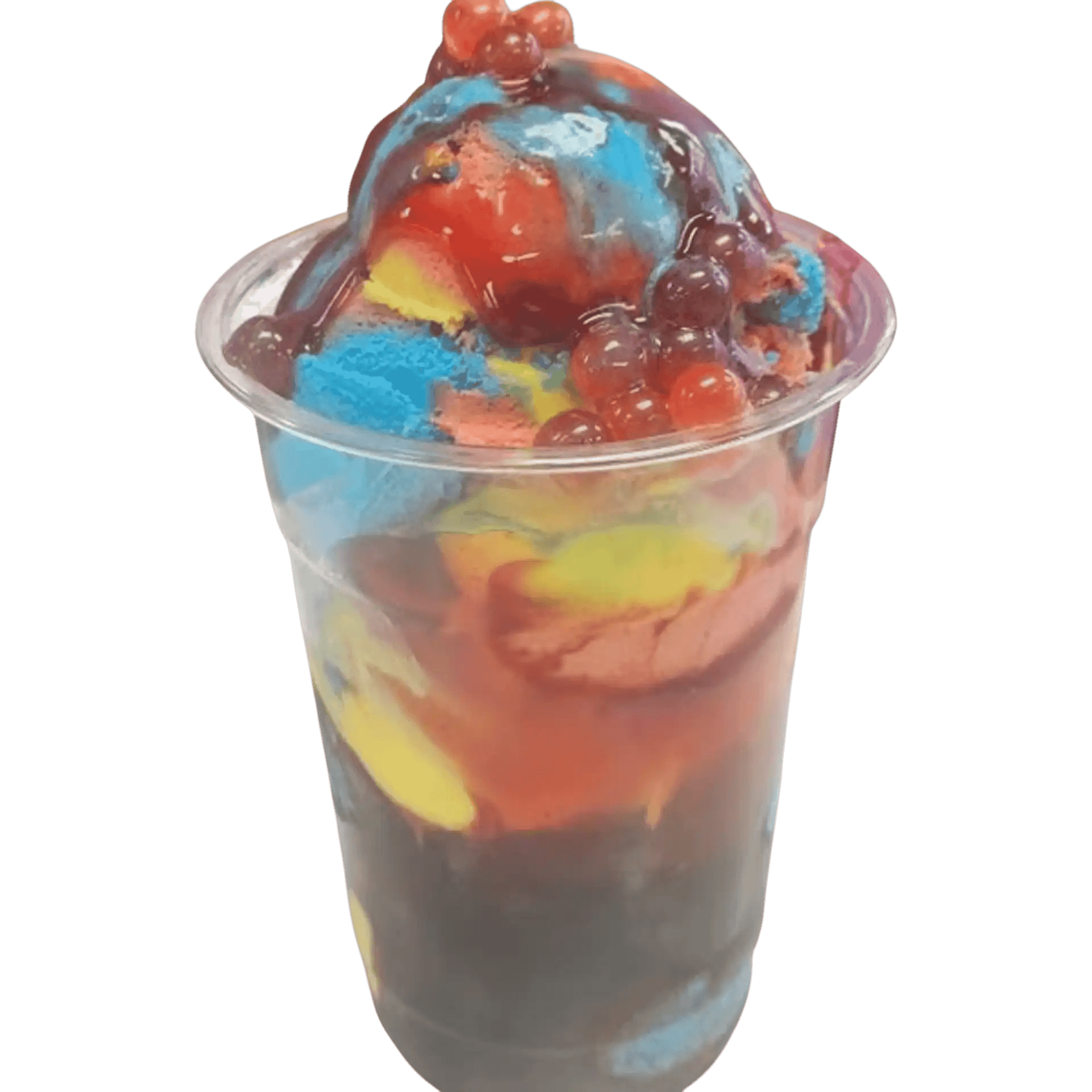 Rainbow splash stacker