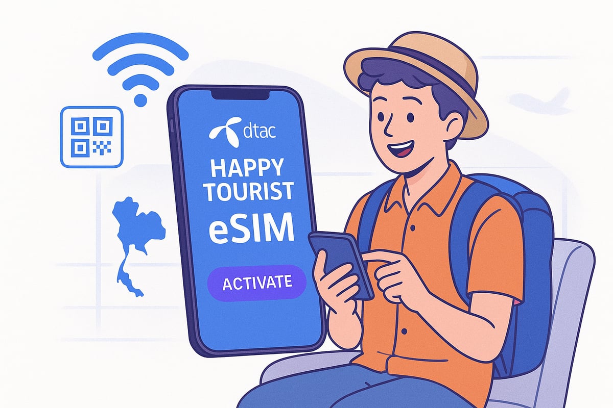 How to Buy and Activate a Dtac Happy Tourist eSIM: Step-by-Step Guide