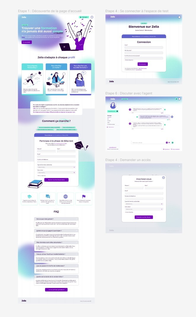 Exemple de design pour l'outil Zelia
