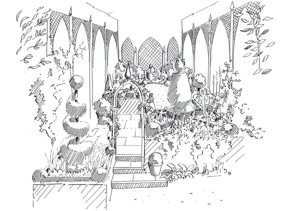 Glass of white wine held on a table