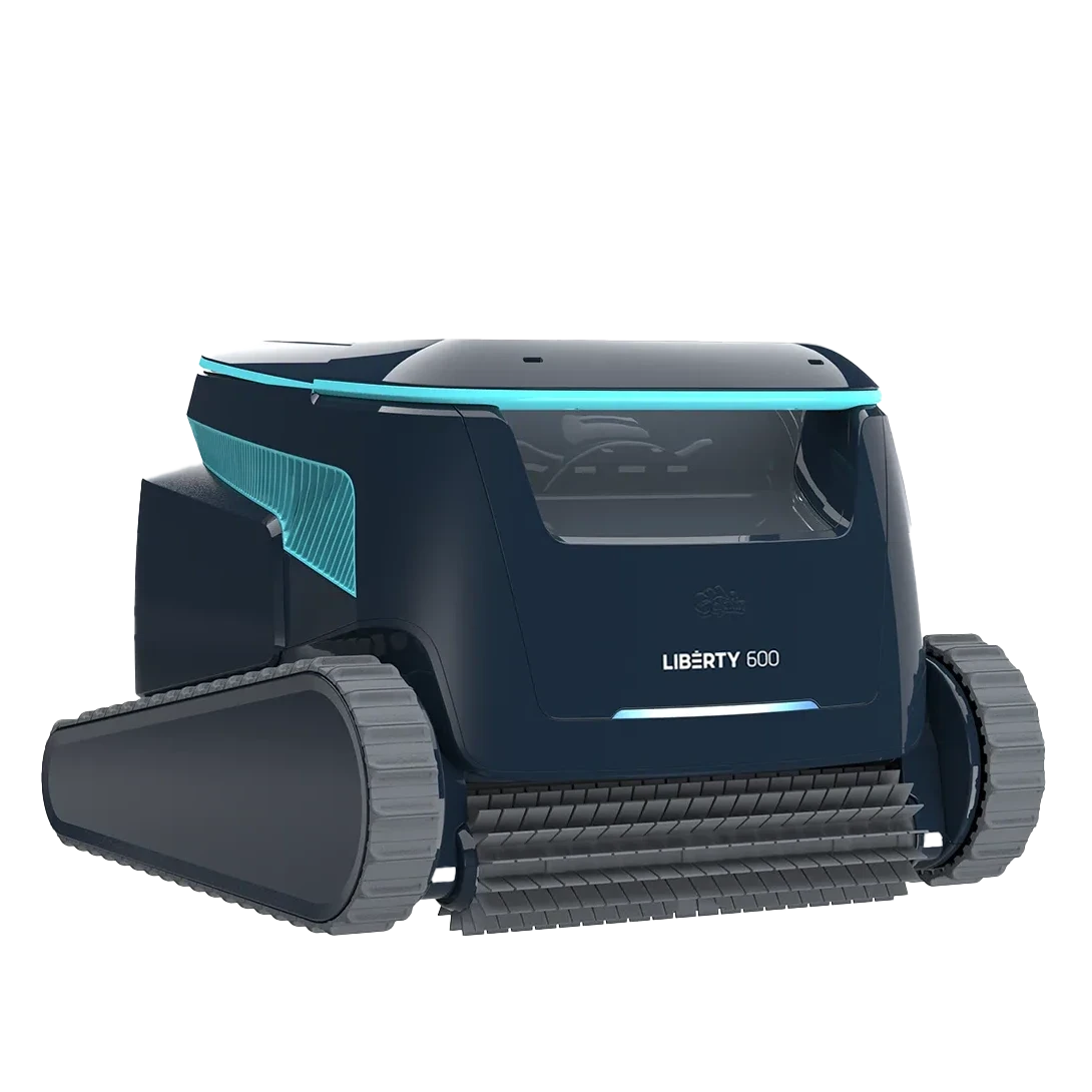 The dolphin Liberty 400 product shot next to a pool