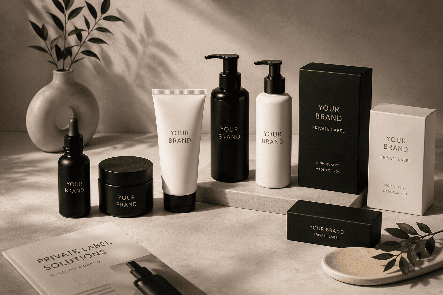 Private label and white label product development and commercialization