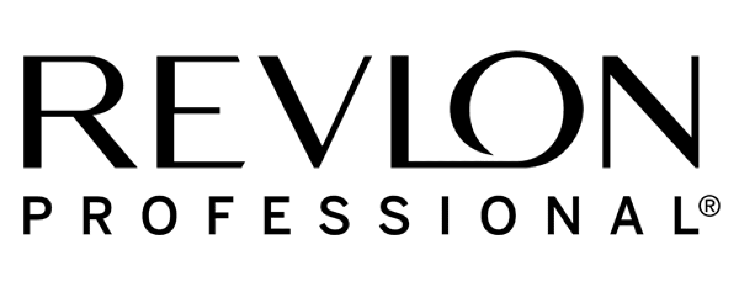 Logo de Revlon Professional, marca cuyos productos se utilizan en Carlos y Hugo Spa en Arequipa