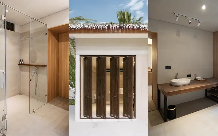 tropical villa cabin pantai