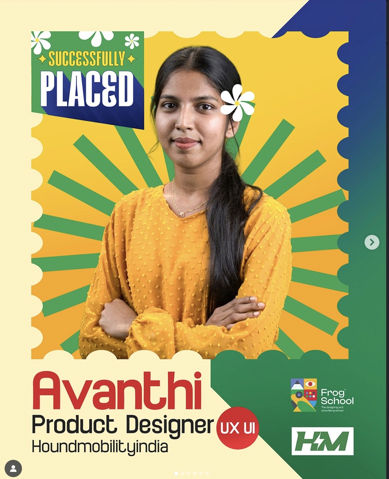 Portrait of portfolio creator – back view