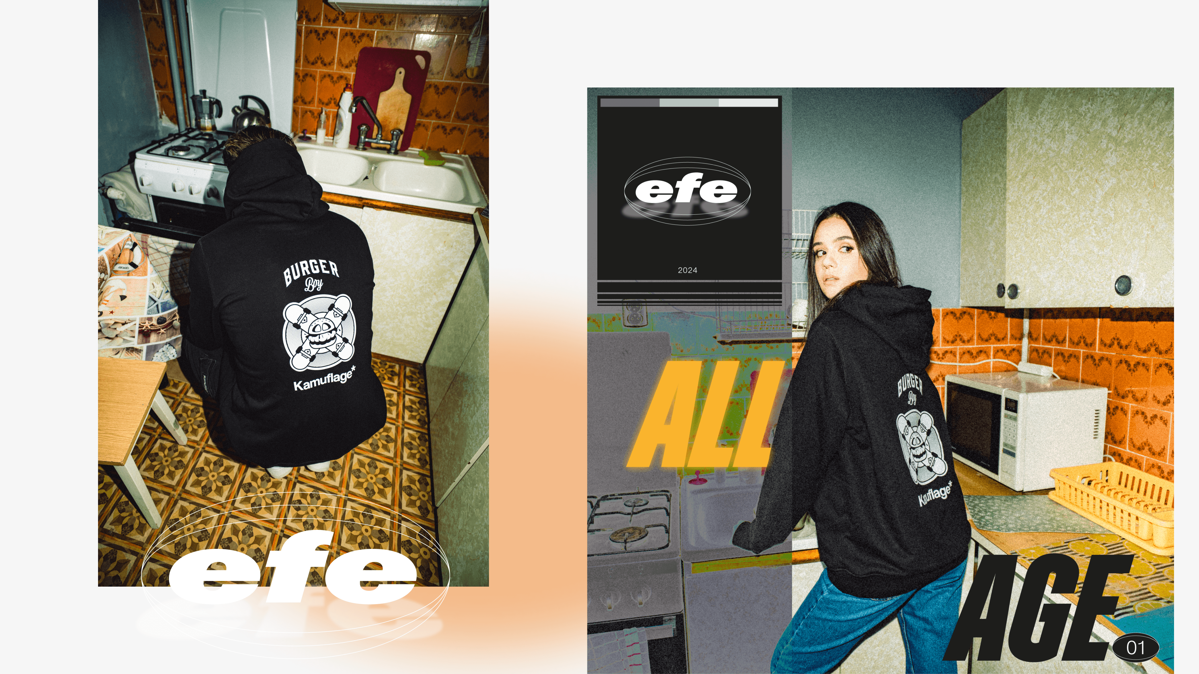 models in EFE clothes