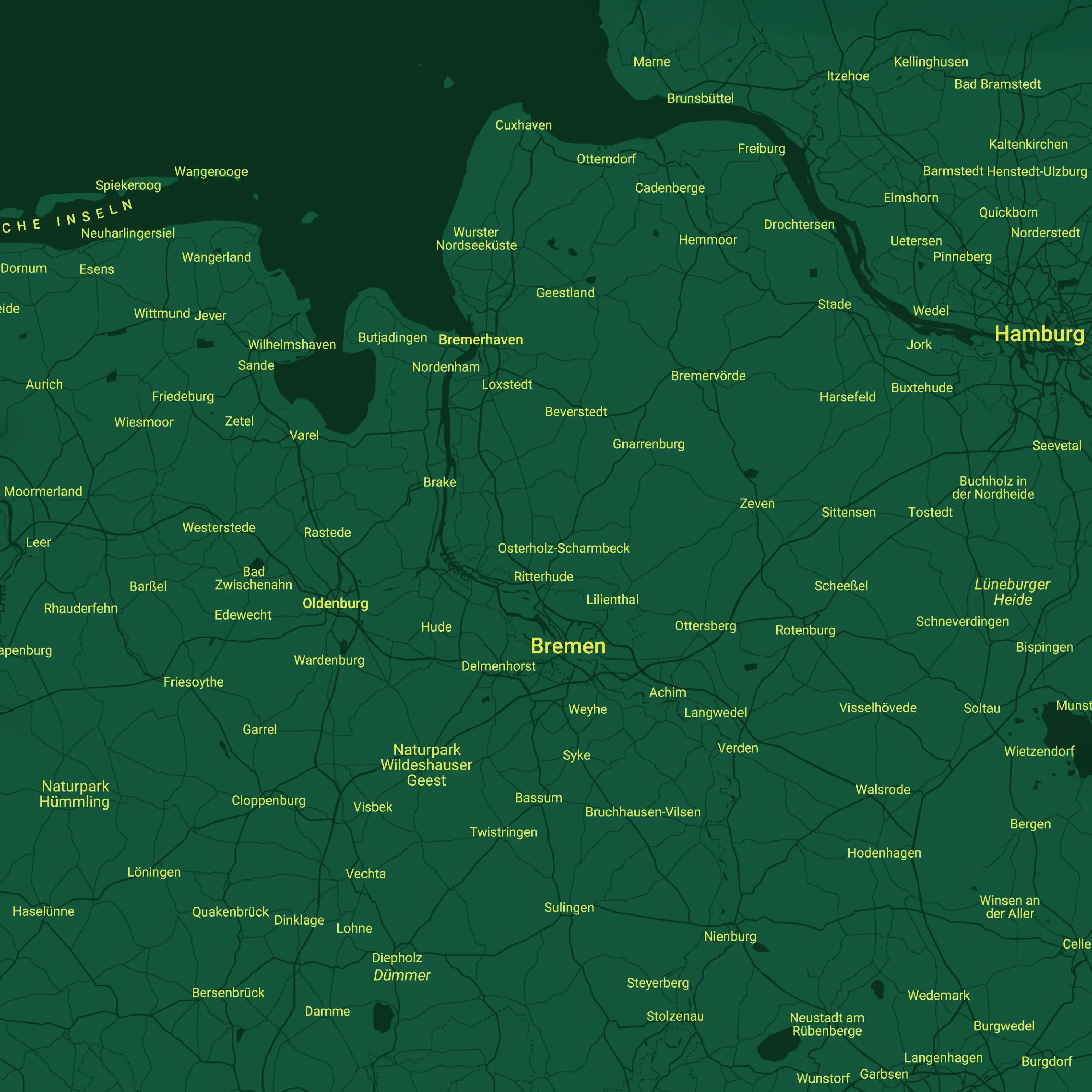 Karte mit Firmen-Standort
