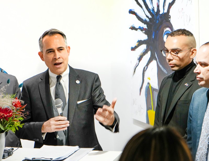 THE TRINITY X 주한 도미니카 공화국 대사관 · <The Art of Resilience>展: Global Art Reception