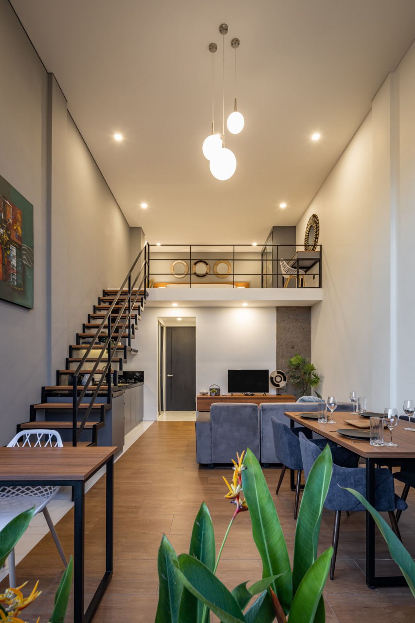 completed loft apartment in Canggu