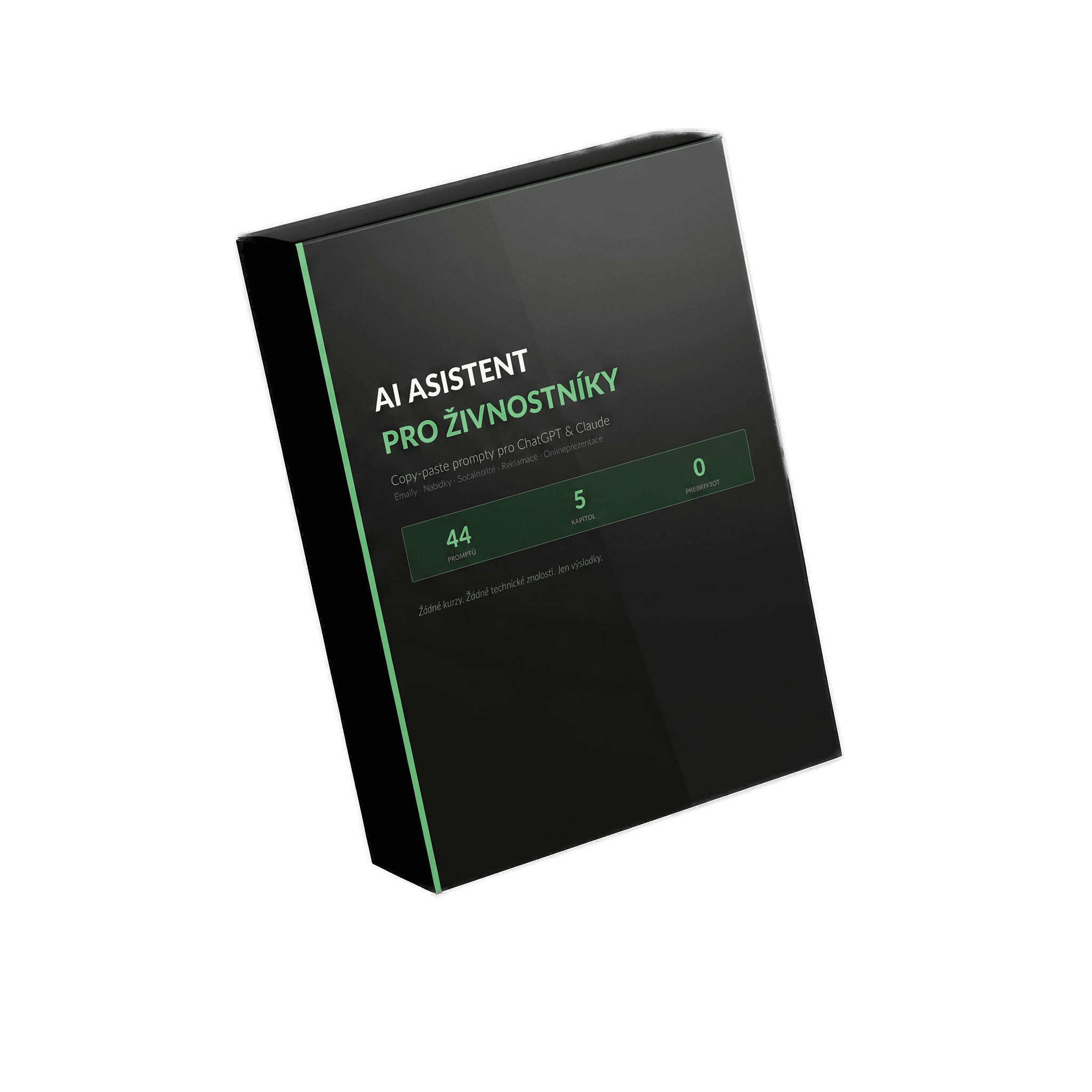 AI Asistent pro Živnostníky — book mockup