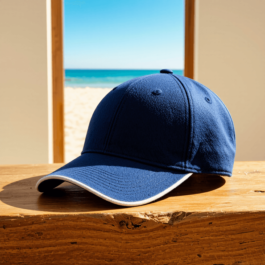 product photography of a cap for sun protection