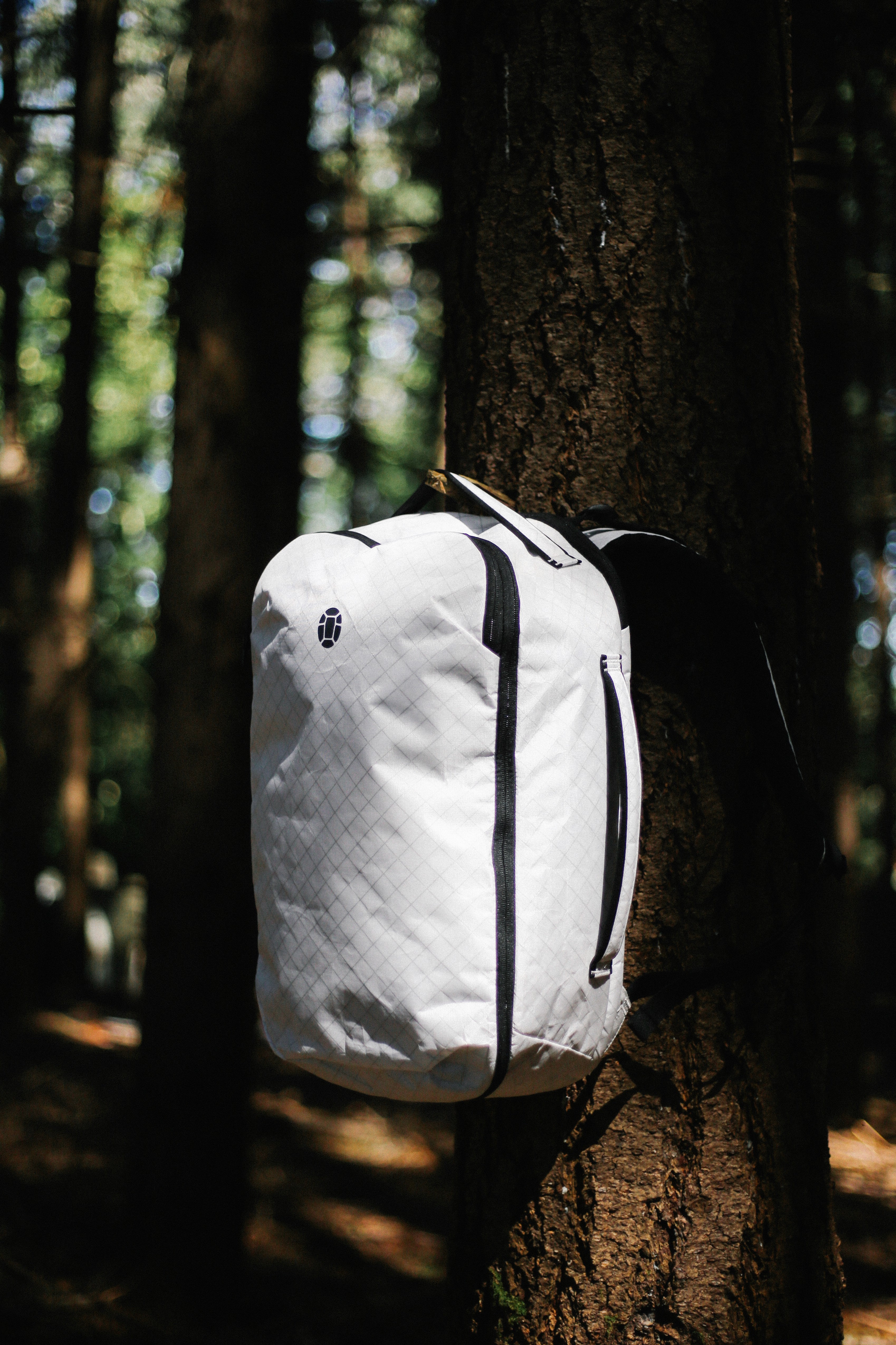 Close-up of Tortuga Superlite ULTRA fabric and backpack construction