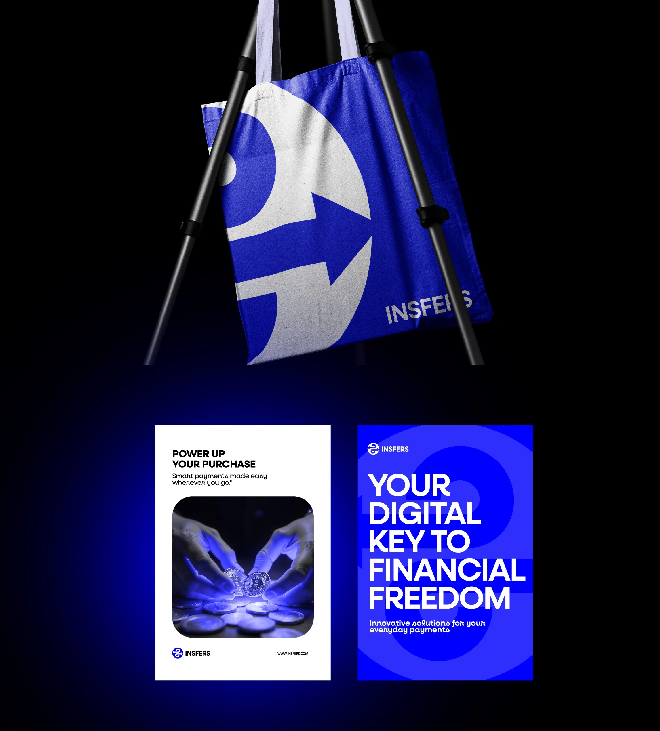 Insfers custom brand identity and digital design
