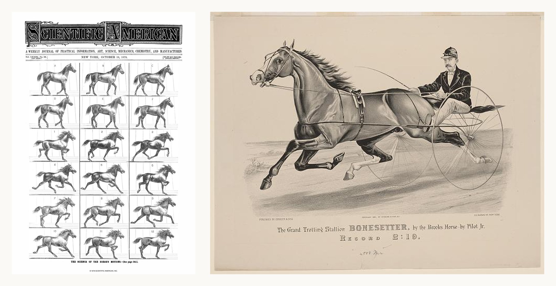 Scientific American, 19 October 1878; Currier & Ives, c. 1881