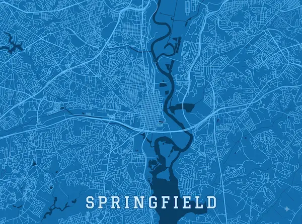 Springfoield Virginia Map