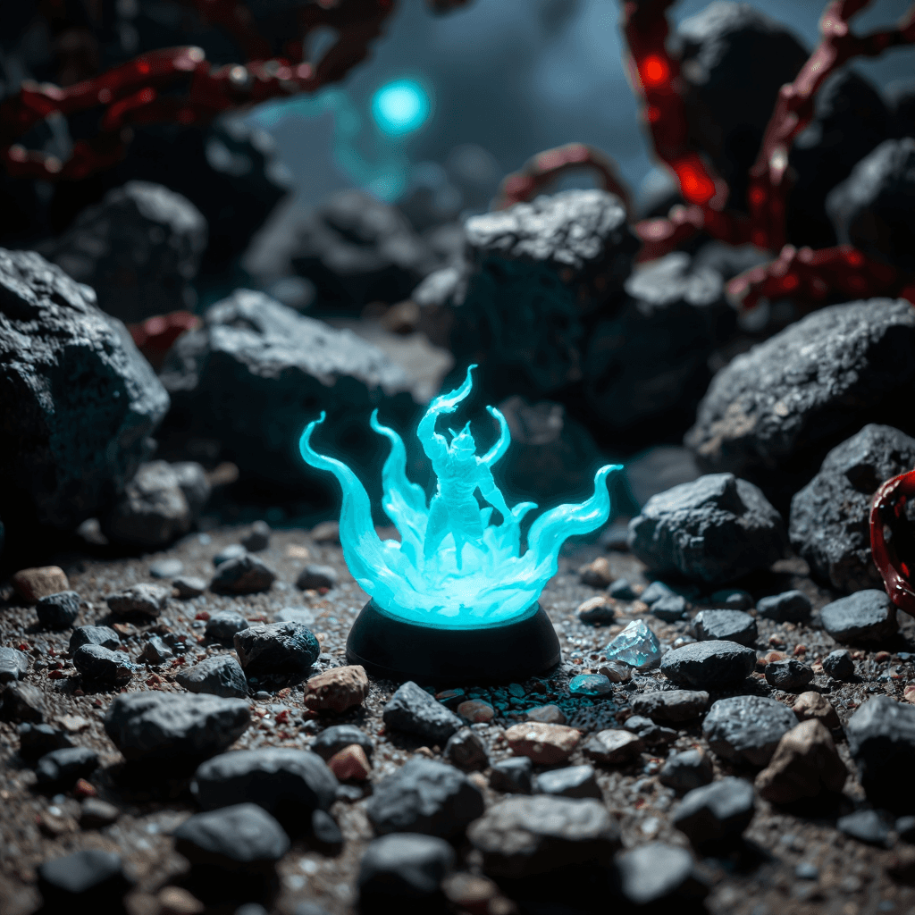 product photography of painted miniature figure