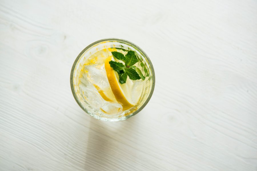Acqua aromatizzata limone e menta
