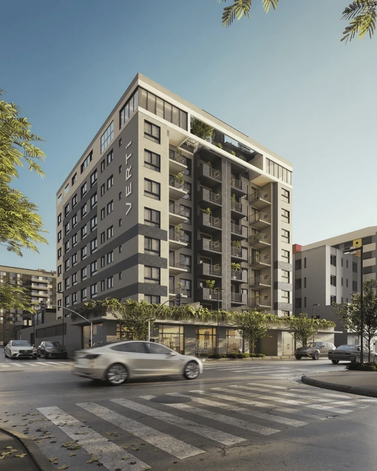Fachada diurna apartamento verti pleno empreendimentos pelotas