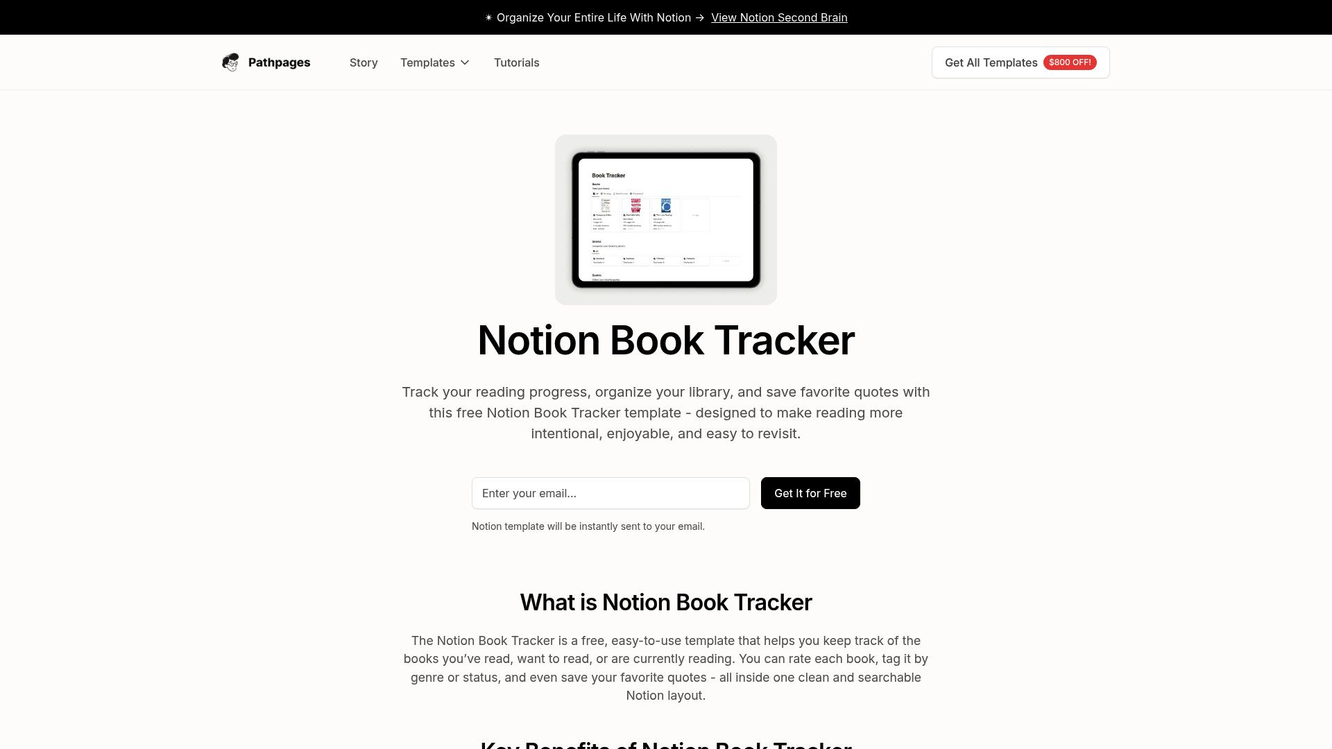 12 Best Templates Notion Users Need in 2025 - Notion Book Tracker