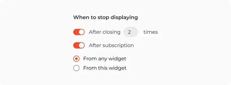 When_to_stop_displaying