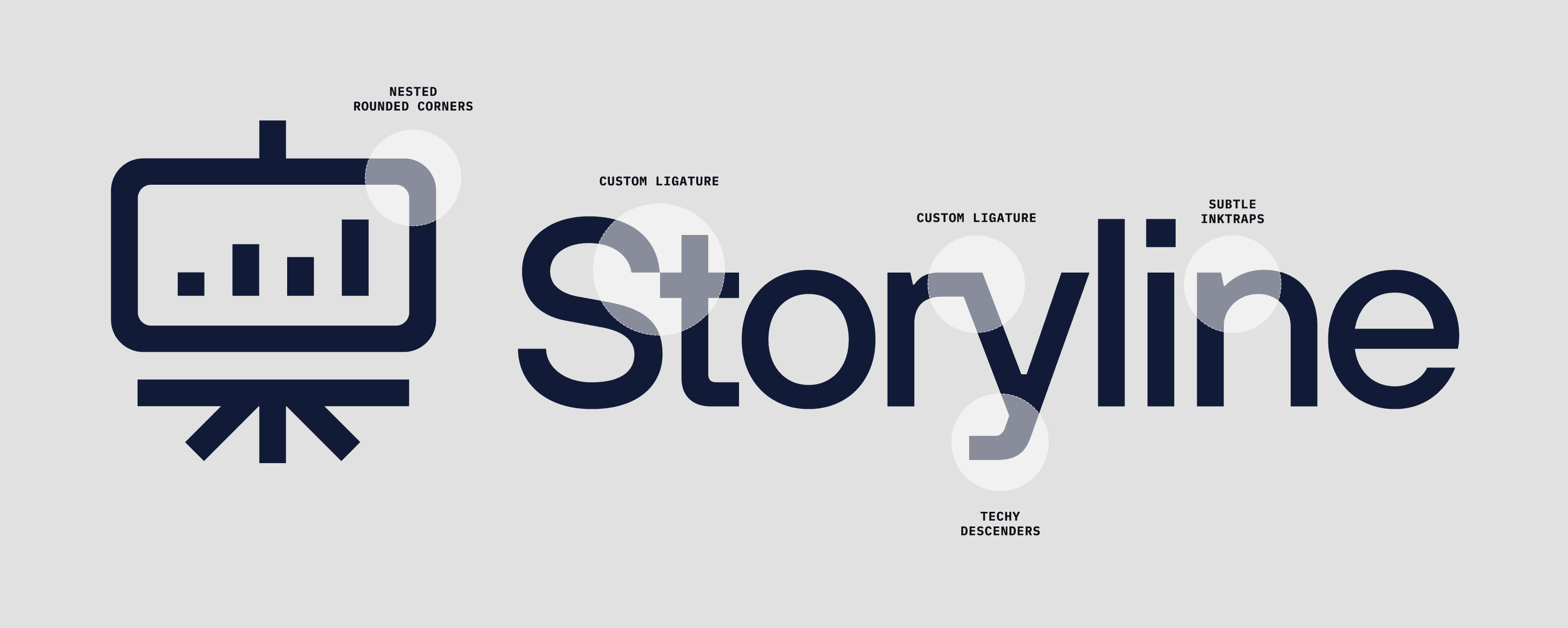 Storyline custom logo and wordmark