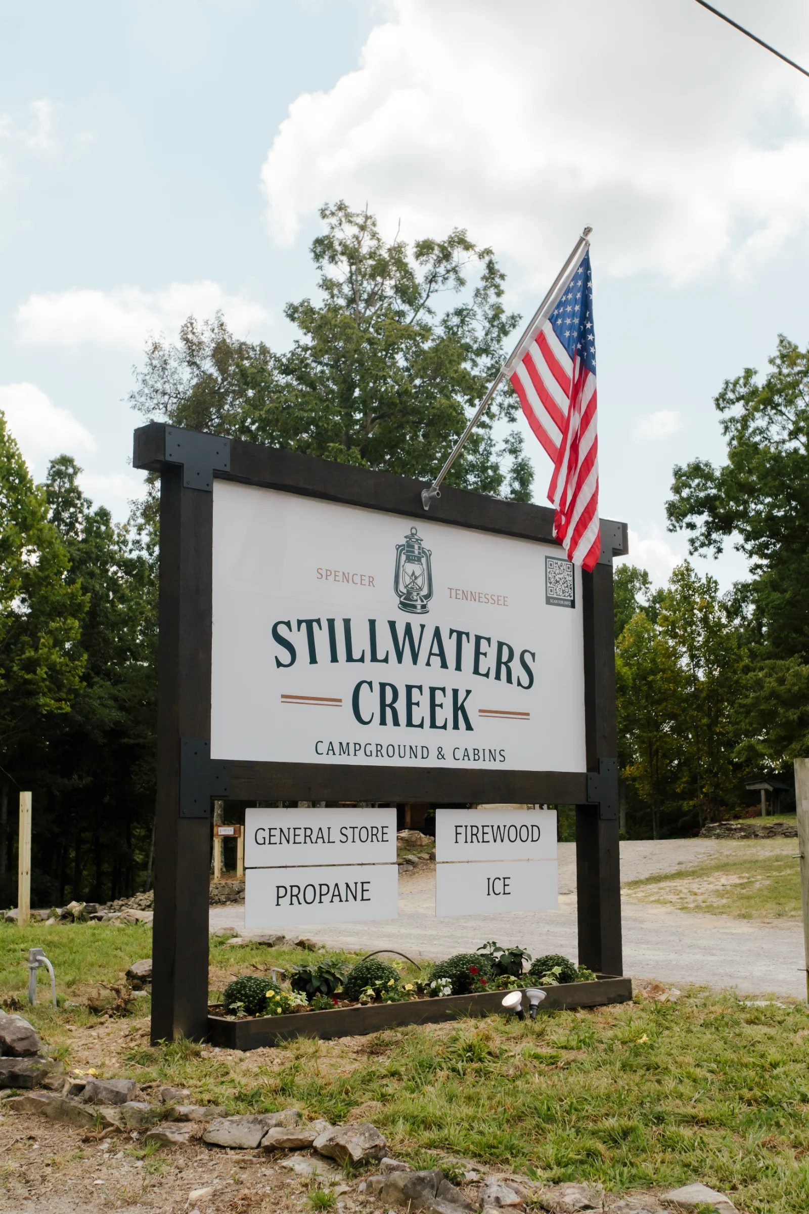 Stillwaters Creek sign