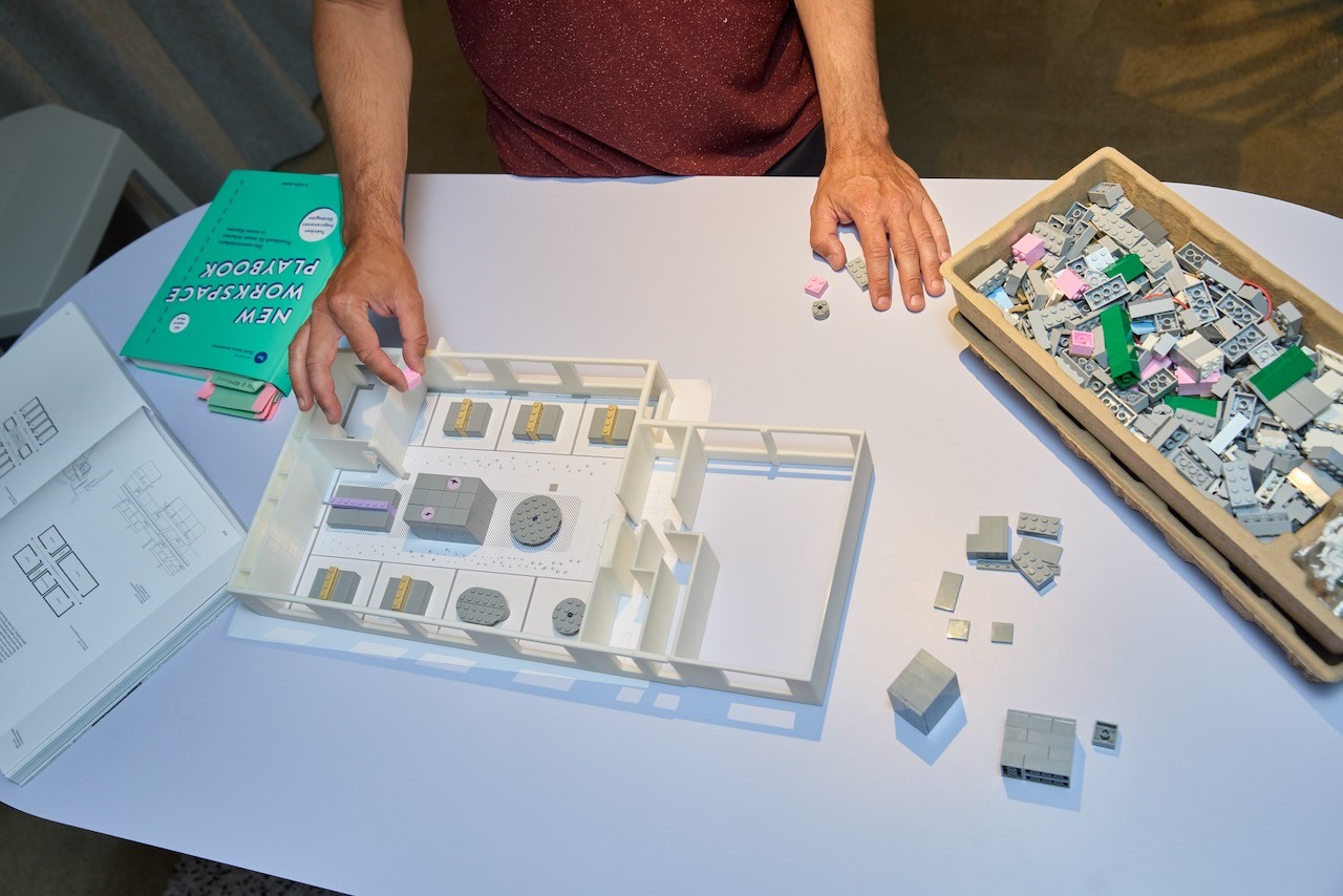 Haptisches Planungsmodell für Büroflächen, Studio About München