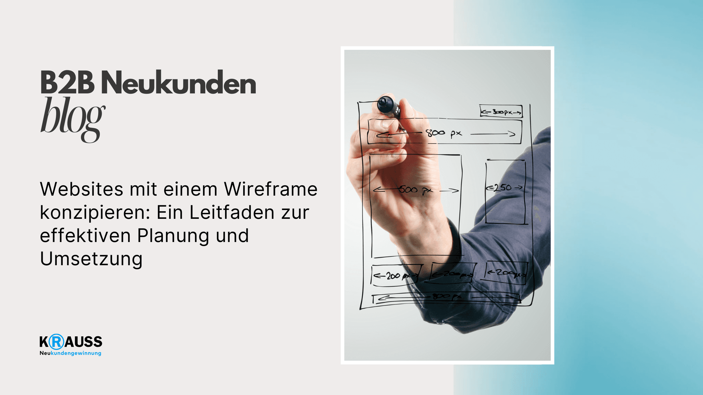 Websites mit einem Wireframe konzipieren: Ein Leitfaden zur effektiven Planung und Umsetzung