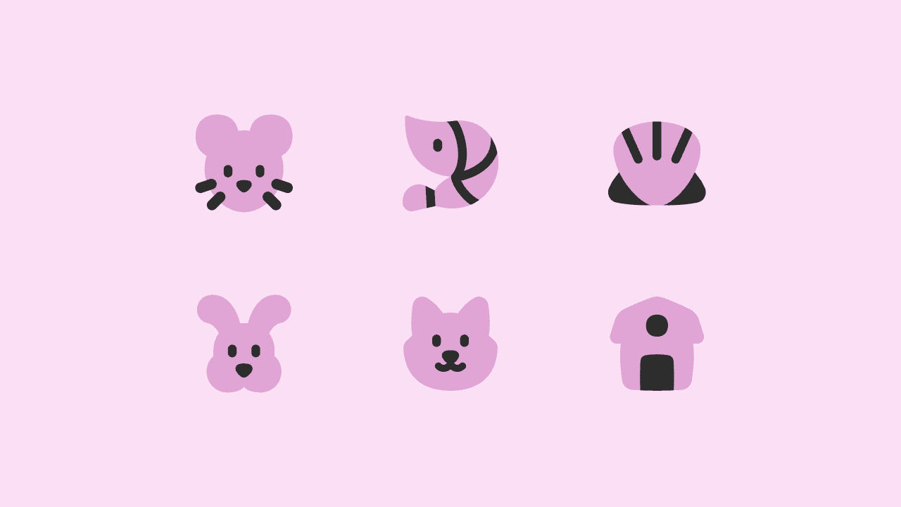 Flex Flat Animal Icon Set