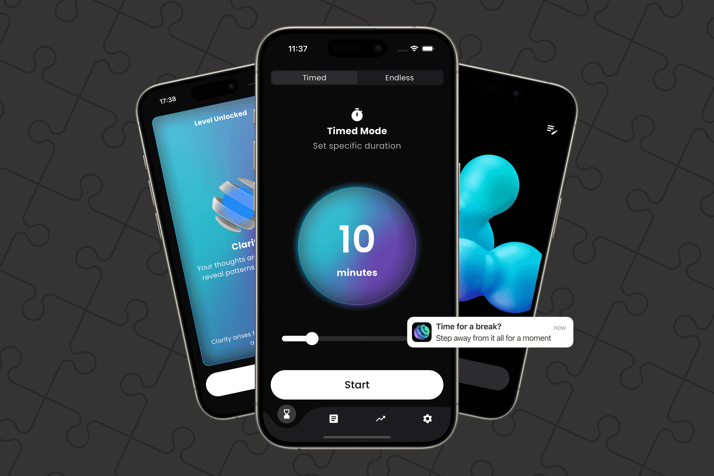 Still Nothing app UI