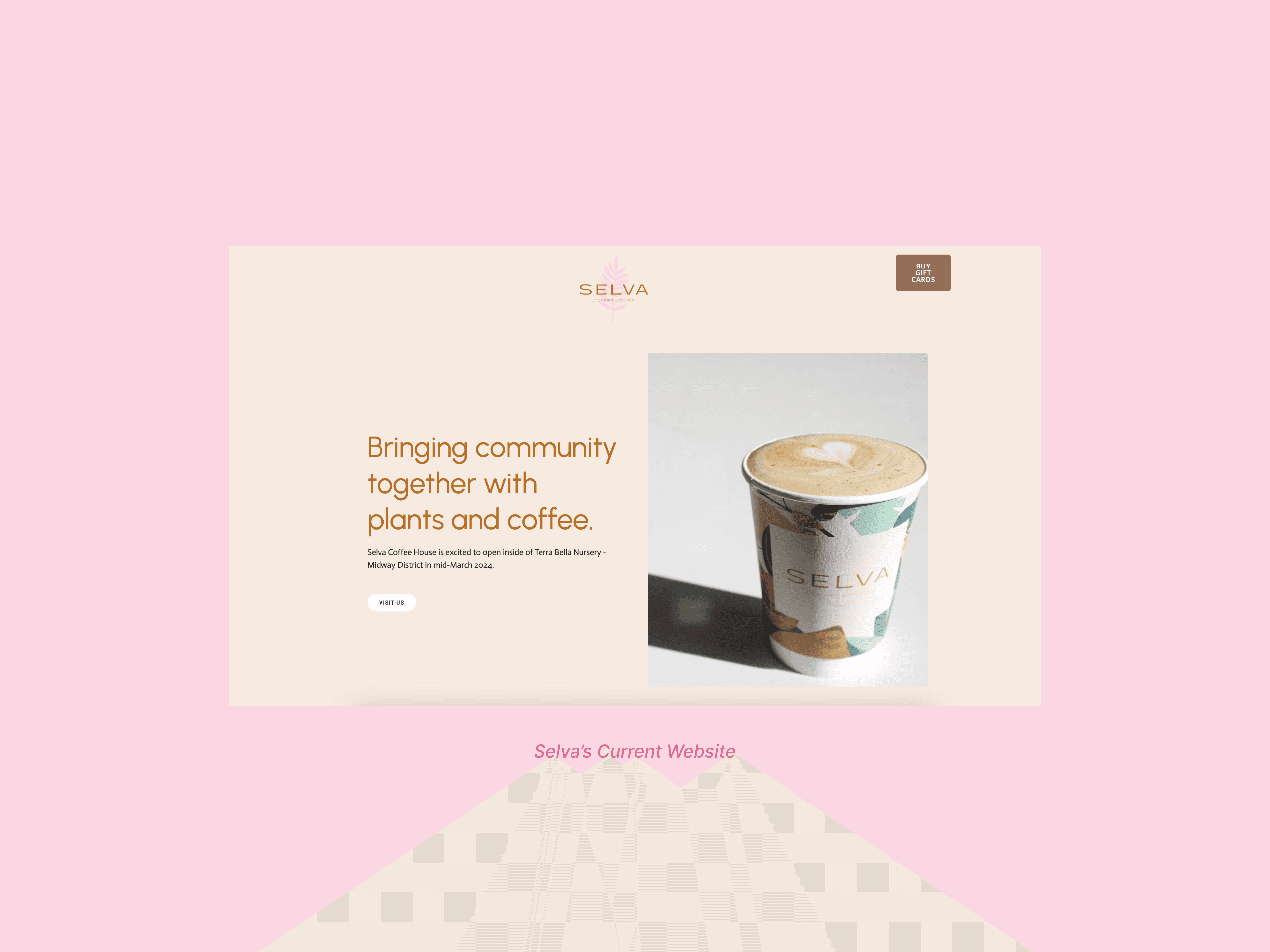 A two screens from the hair salon website