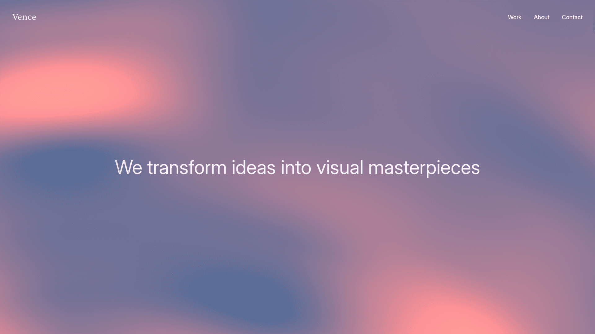 Vence Framer template