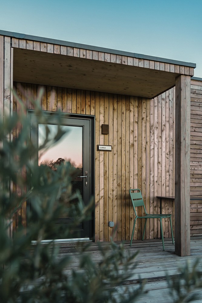 Chateau Puynard vineyard cabins design and architrecture by Corr Cabins