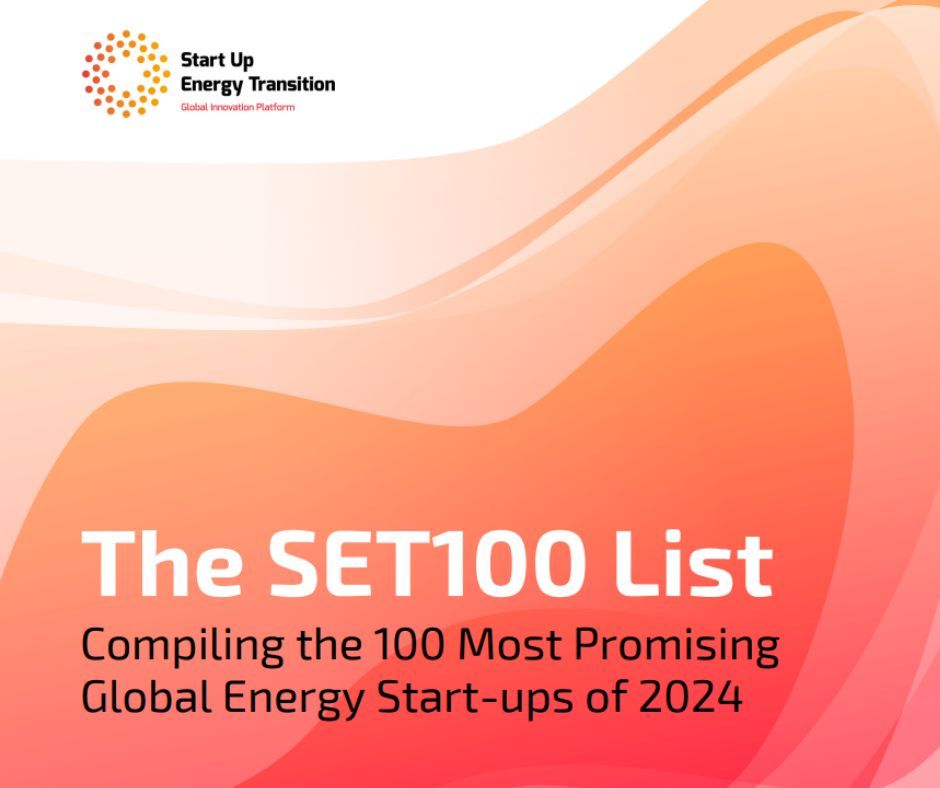 Top 100 global energy transition & climate tech companies by Start Up Energy Transition!