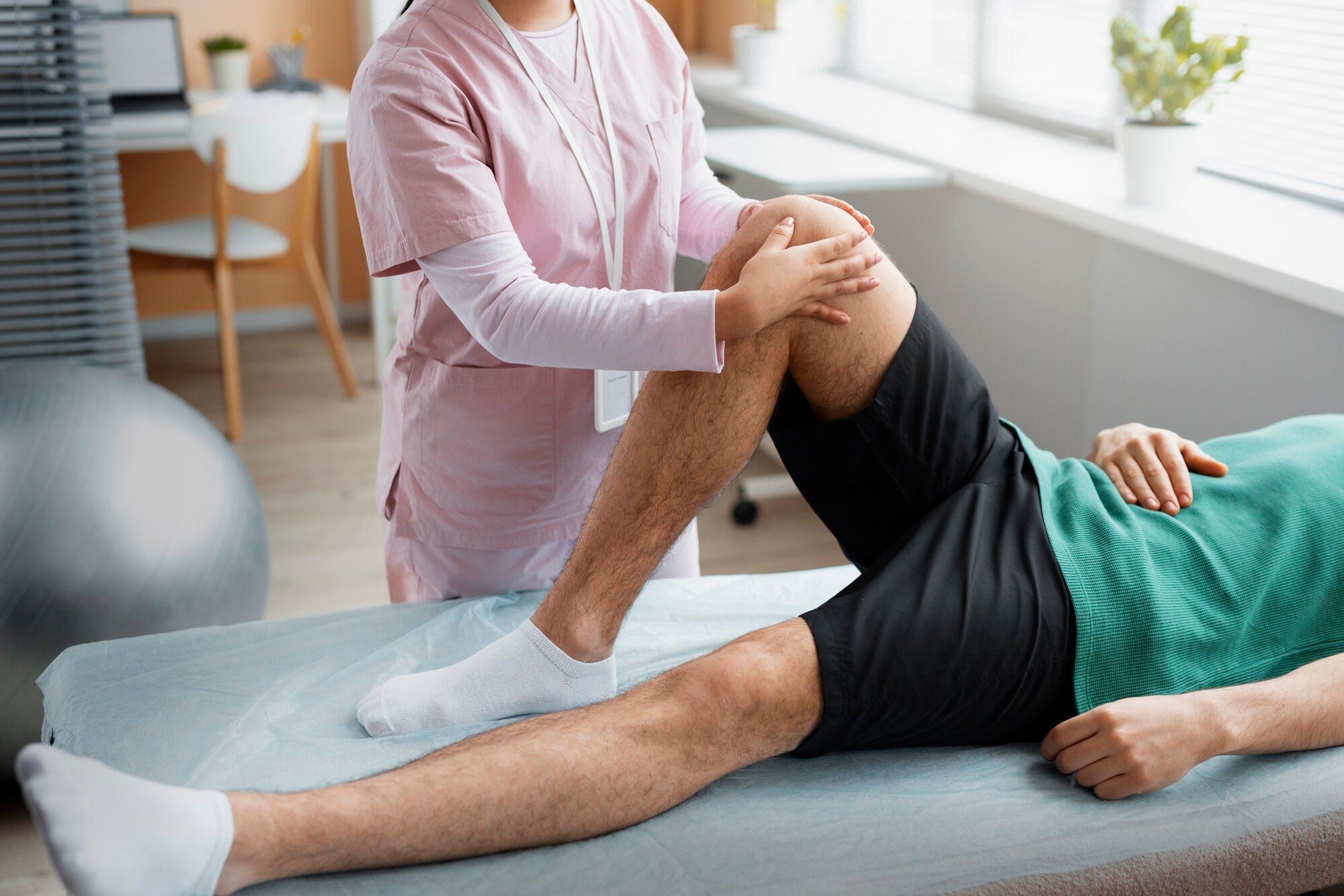 Sesión de fisioterapia
