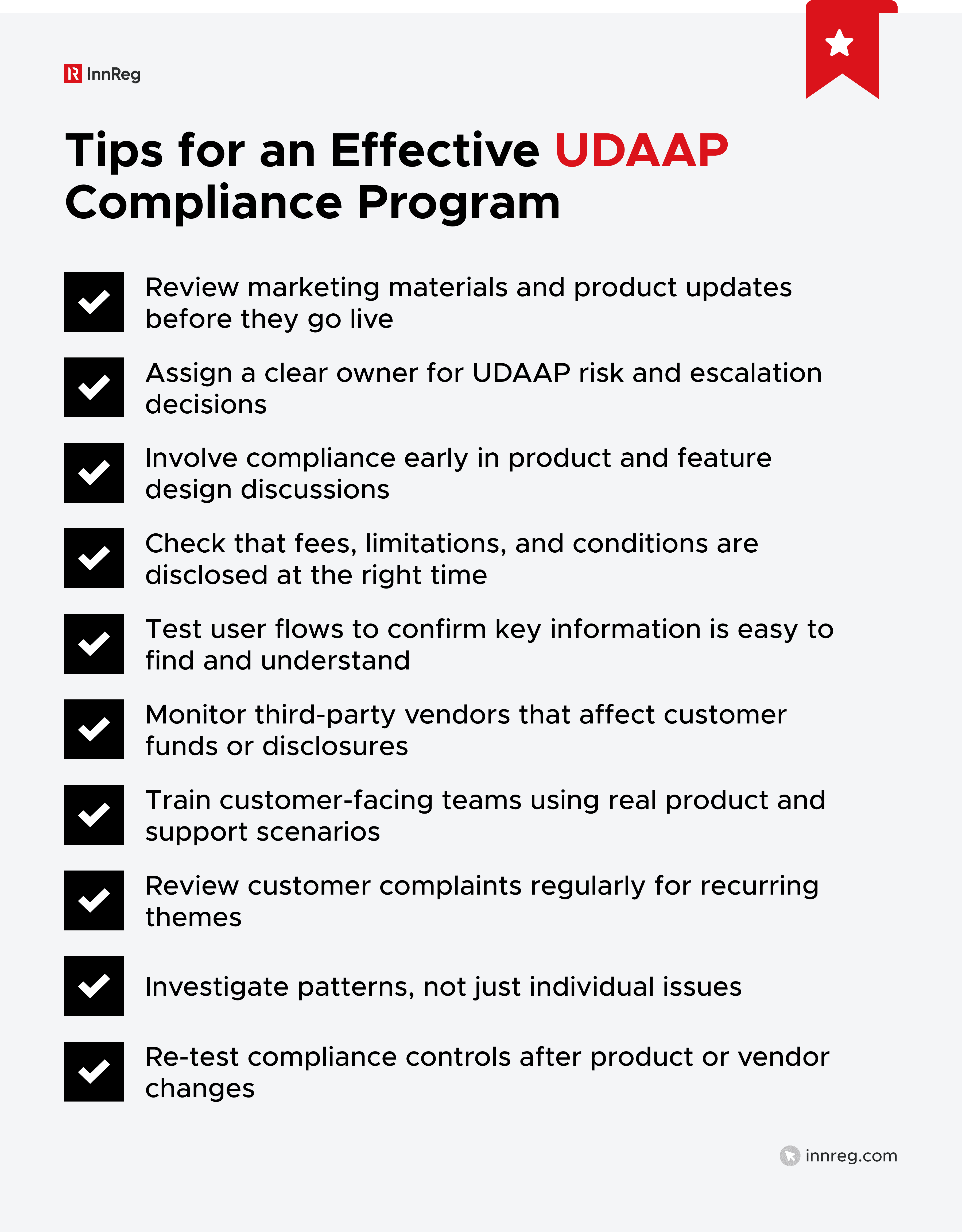 Tips for an Effective UDAAP Compliance Program