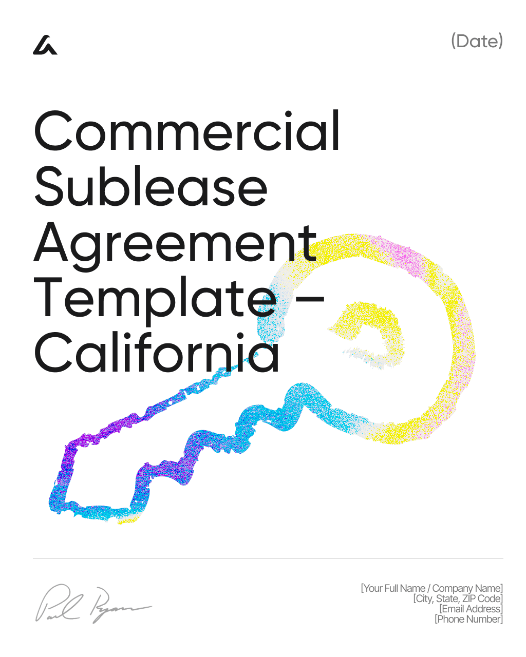 Commercial Sublease Agreement Template – California