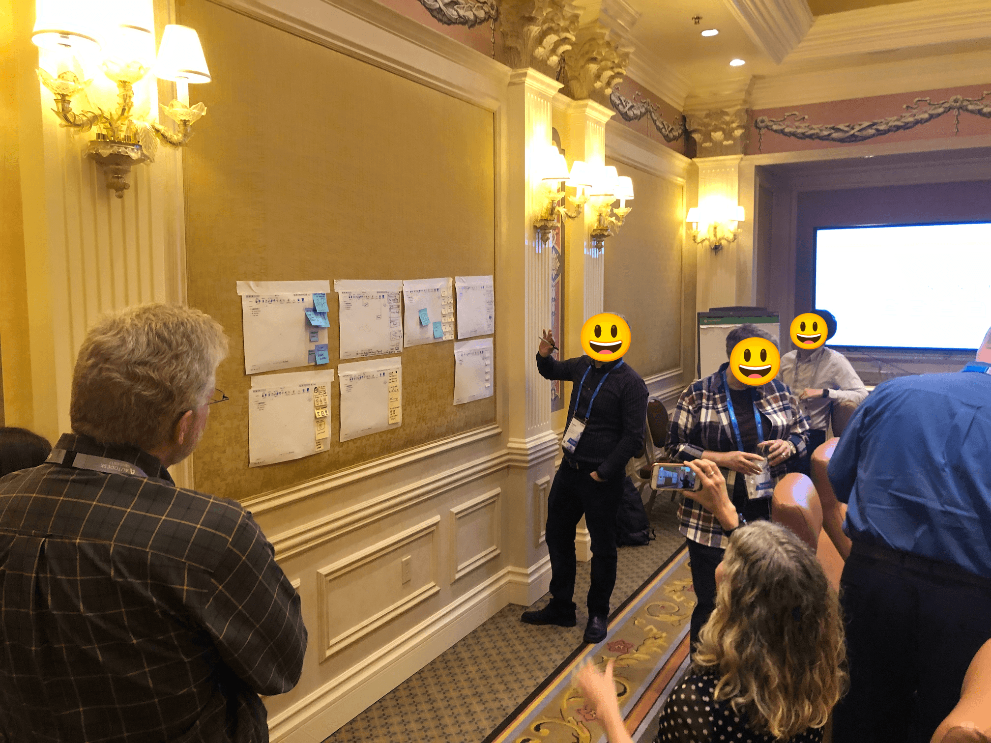 Photo of a workshop in a conference room