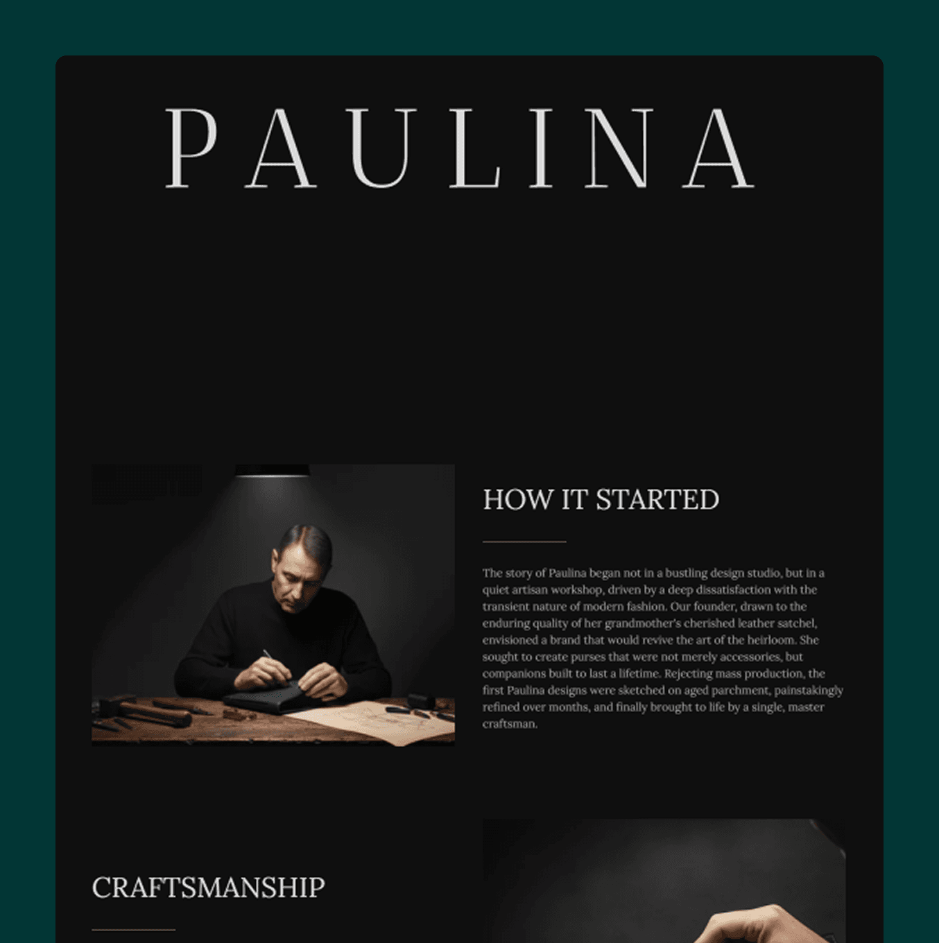 page snapshot from template