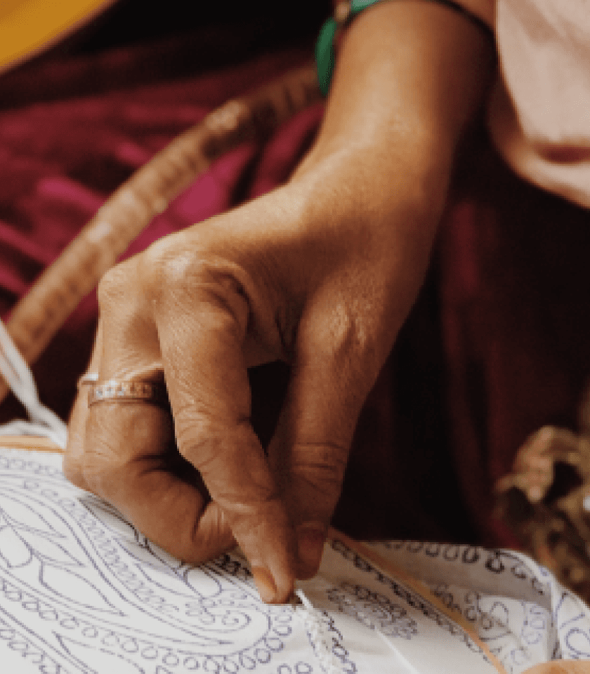 Woman looking at camera