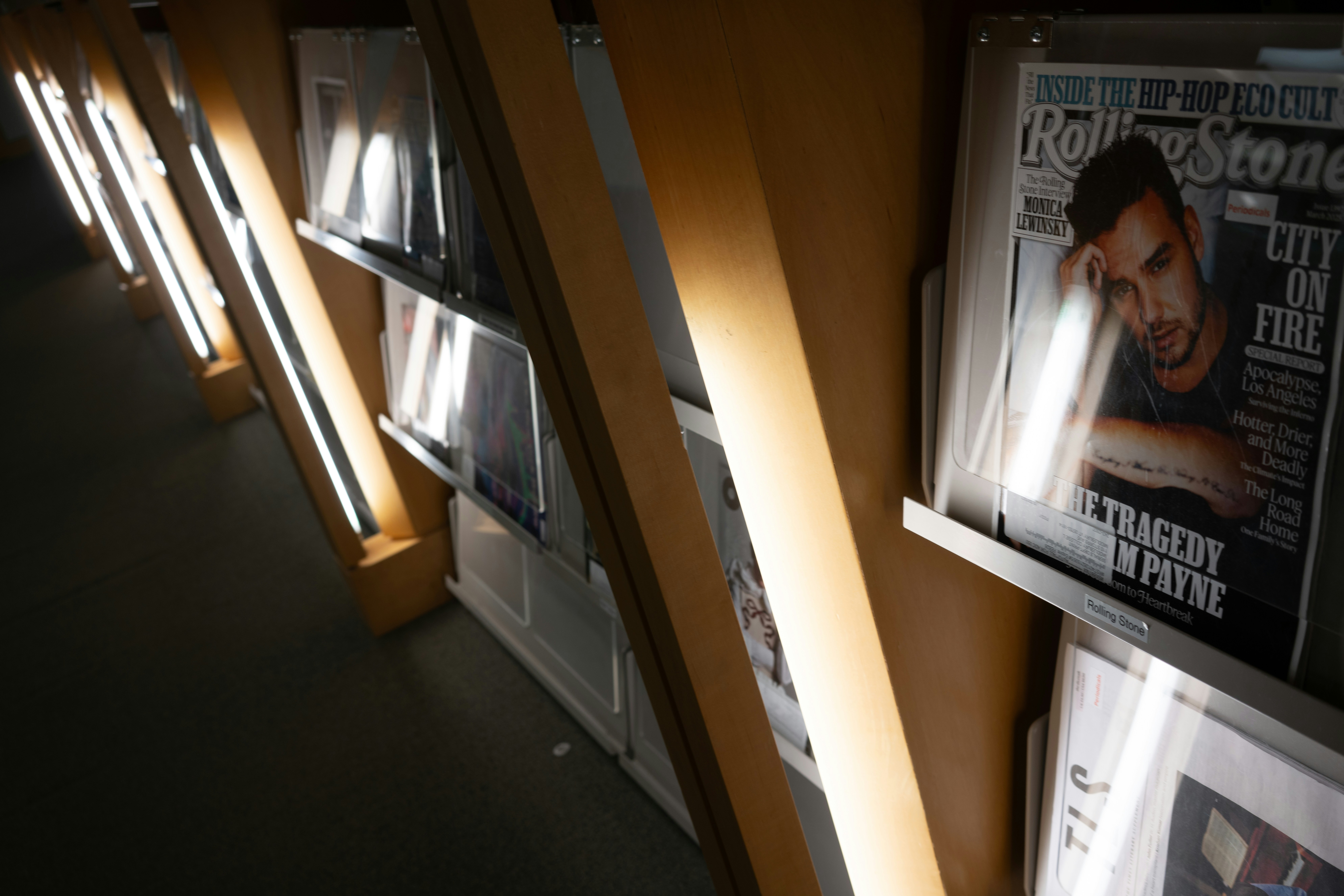 Rolling stone magazine cover with liam payne