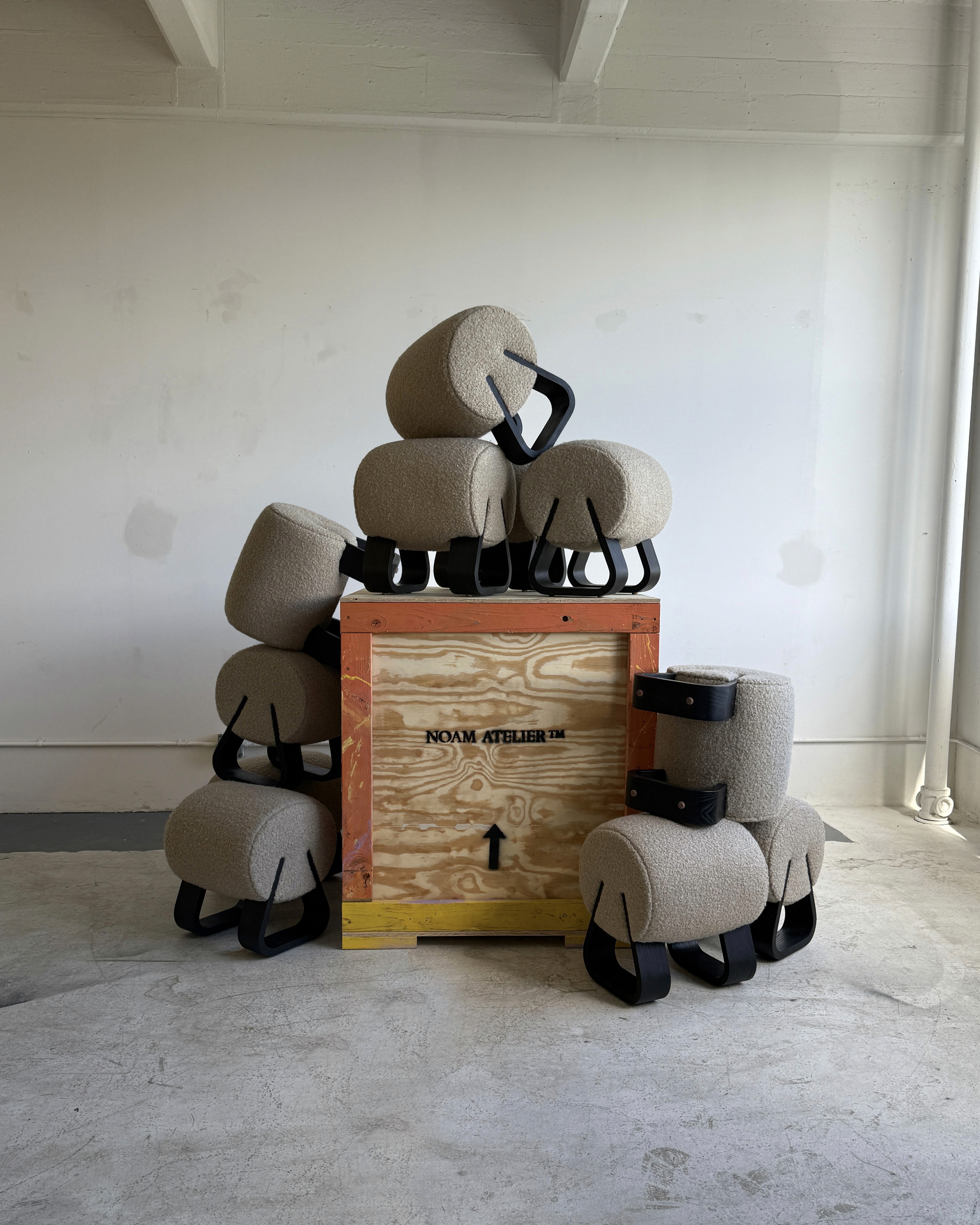 Marshmallow Stools
