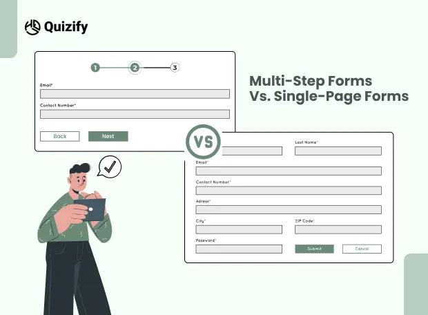 Multi-Step Forms vs. Single-Page Forms | Quizify