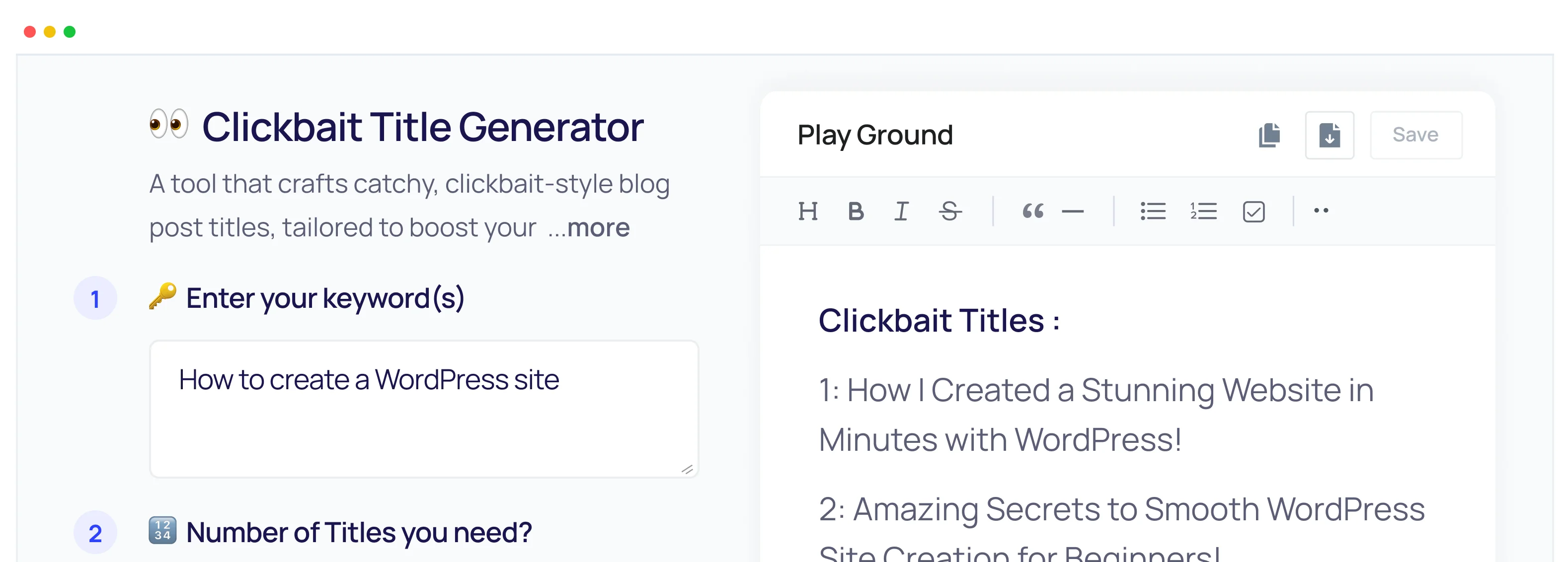 Clickbait Title Generator CTA Image