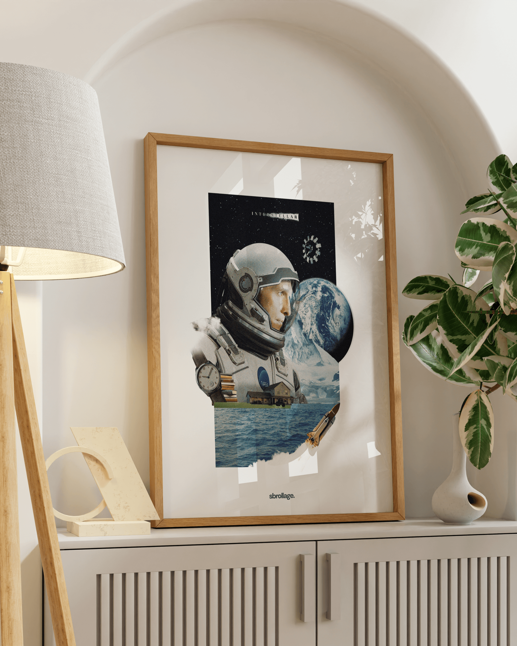 Elegant Figure with Cormorants