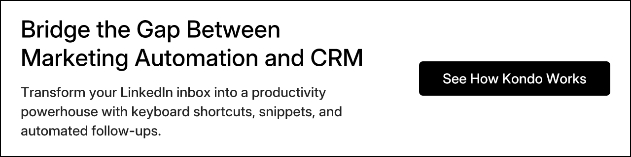 Bridge the Gap Between Marketing Automation and CRM