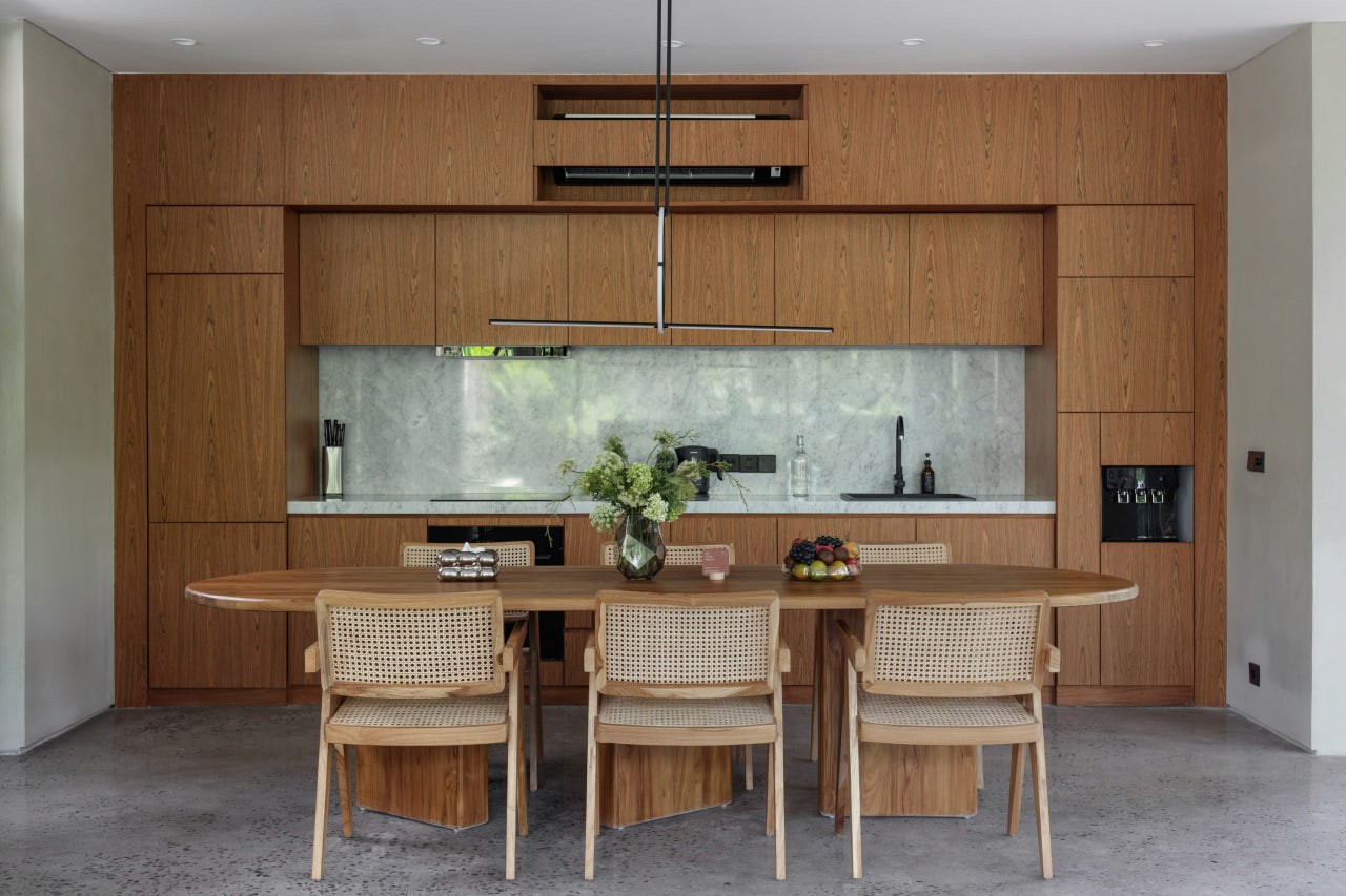 A completed 2-bedroom villa in Canggu, located within a private boutique compound