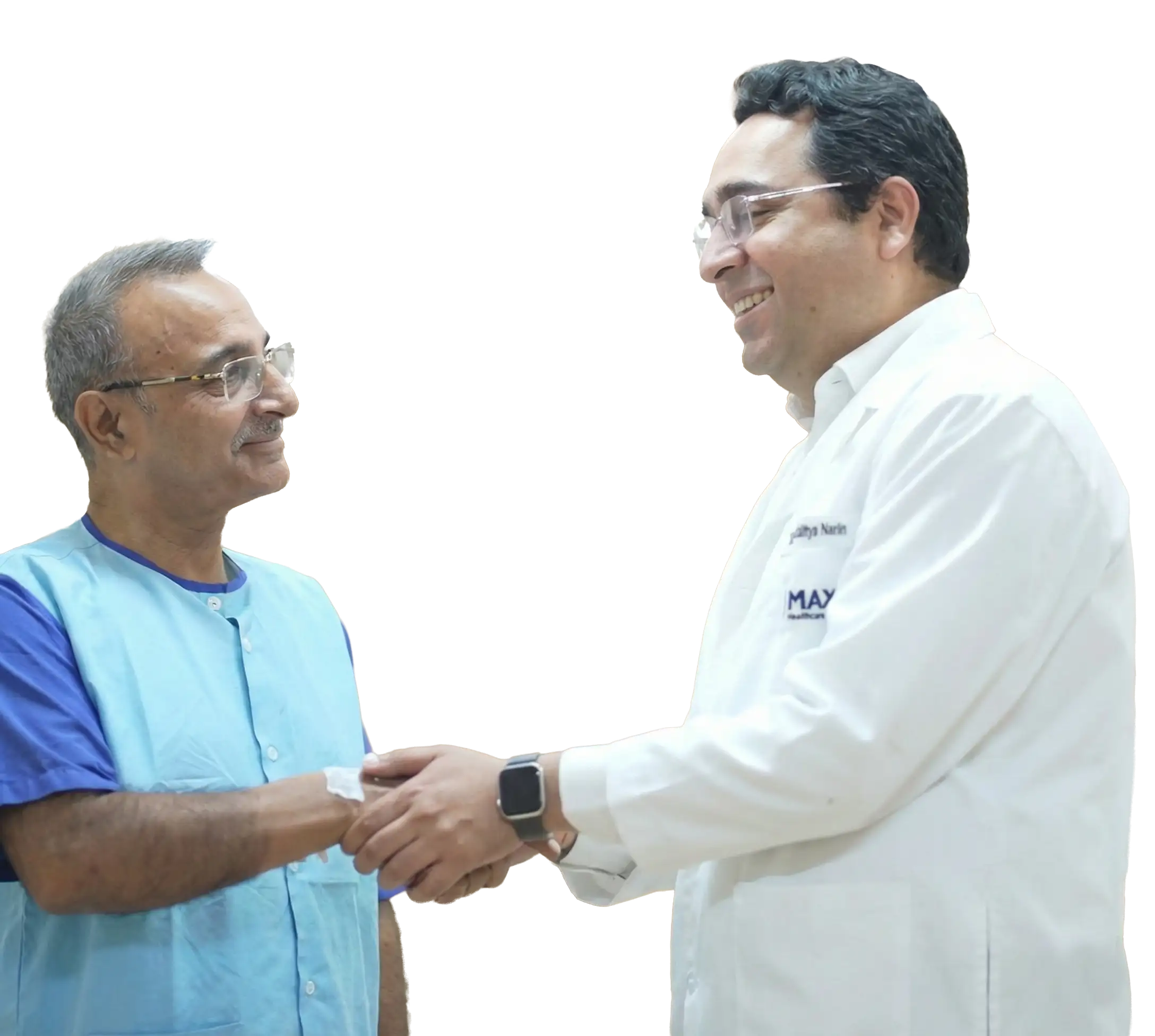 डॉ. Tushar आप के साथ हैं जिनका prostate cancer surgery सफलतापूर्वक पूरा हो गया है।