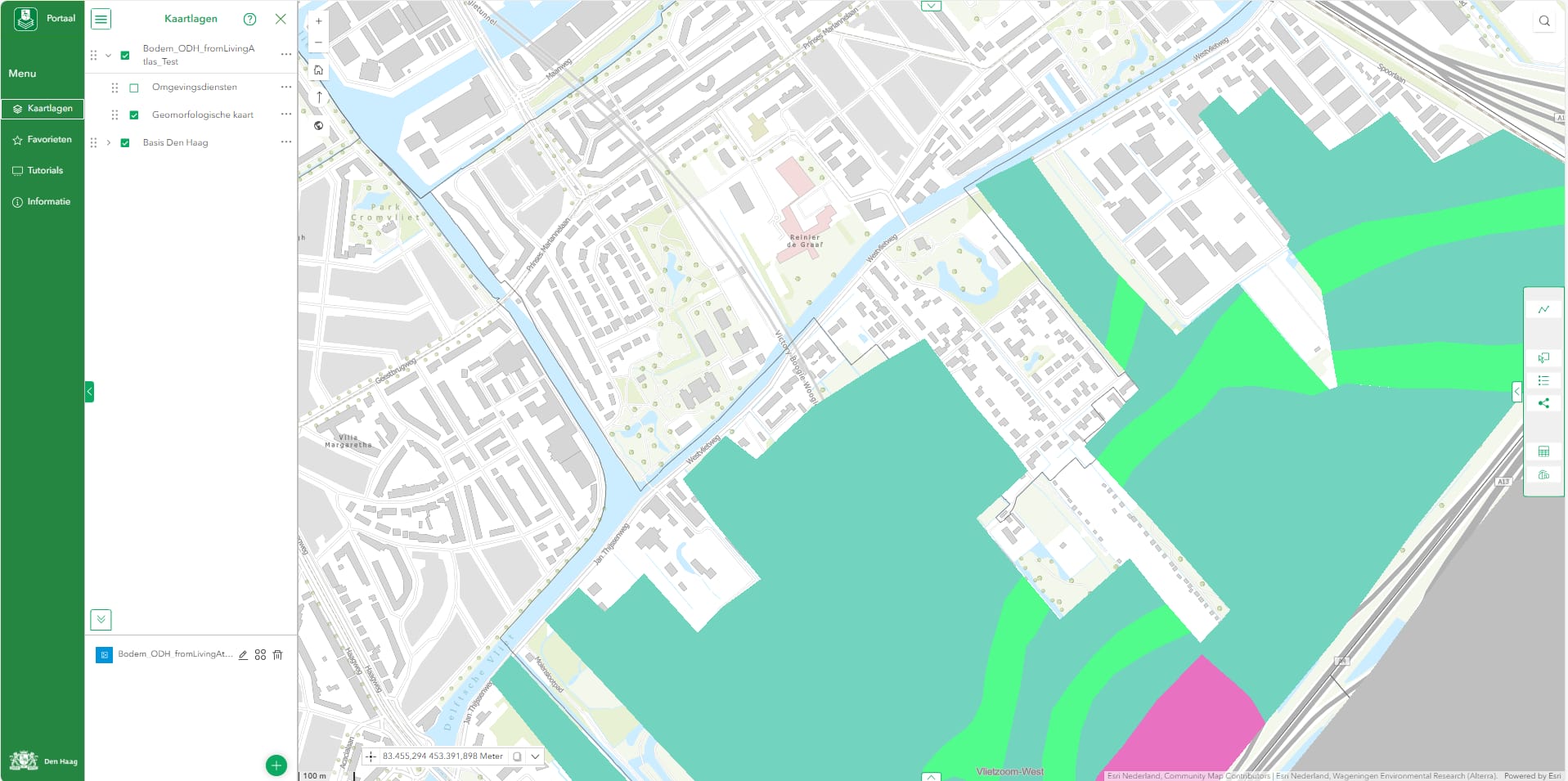 WebGIS viewer 2D